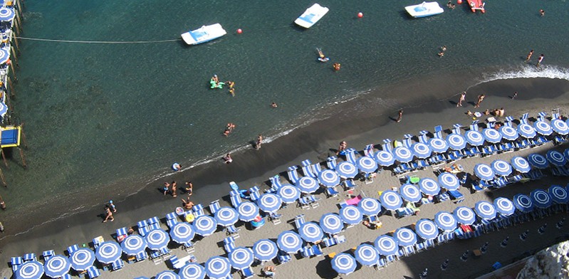 Sorrento beach Italy Europe