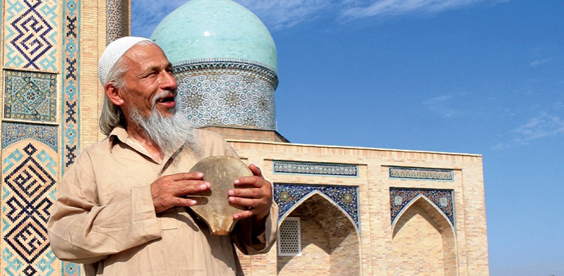 Local man in Uzbekistan