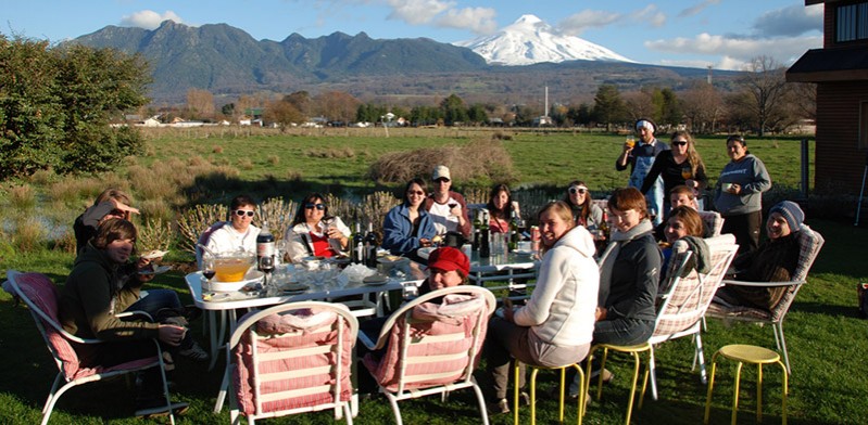 Festival lunch in Chile