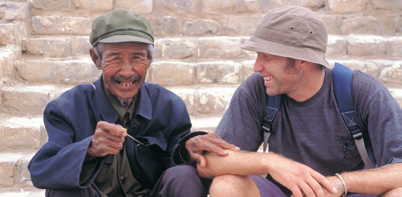 Chat with local friend in China