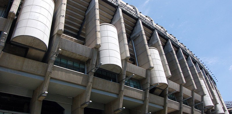 Impressive Bernabeu Stadium in Madrid Spain