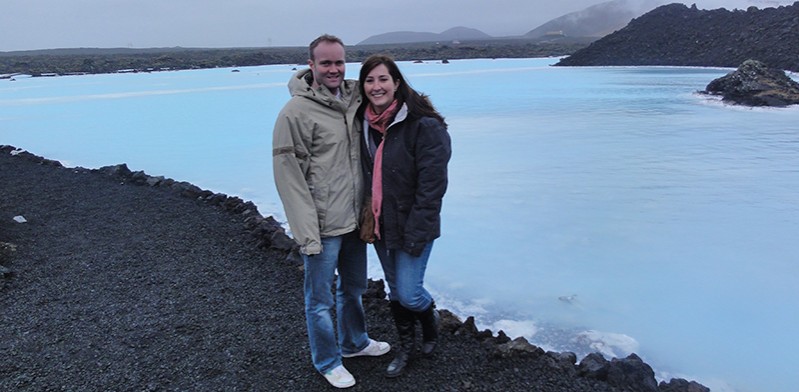 Holly Howard gets engaged in Iceland