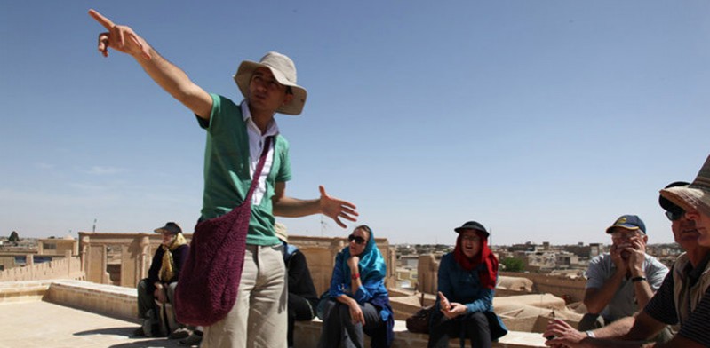 Intrepid tour leader in Iran