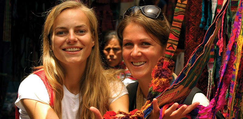Meeting new travel friends in Mexico