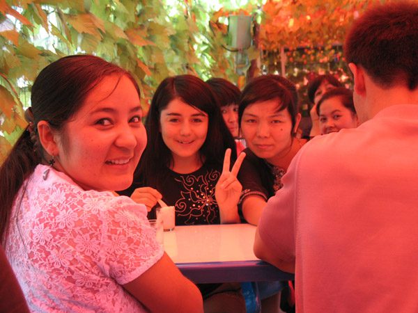 Uyghur locals in Kashgar China