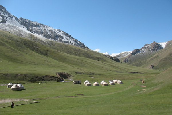 Tash-Rabat yurt camp in Kyrgyzstan