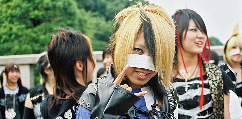 Harajuku girls in Tokyo Japan