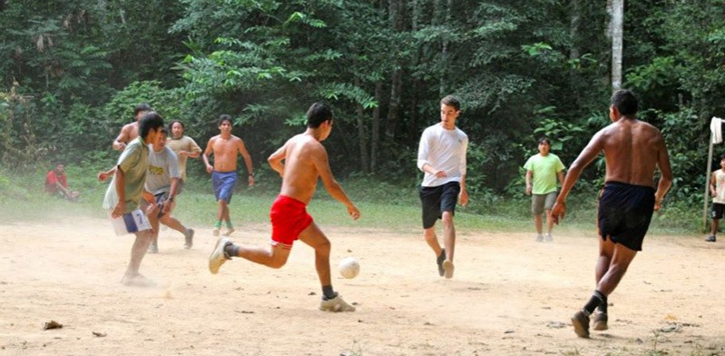 Playing in the Amazon Jungle of Peru