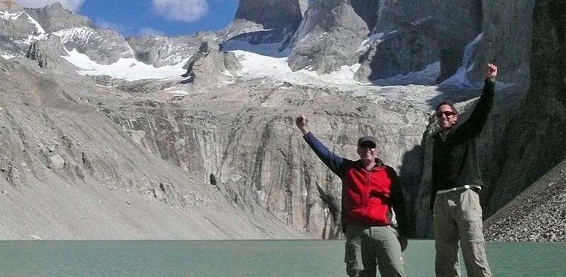 Tim and Charles get set for their fundraising adventure
