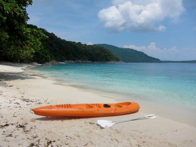 Sea kayak in the Perhentian Islands Malaysia
