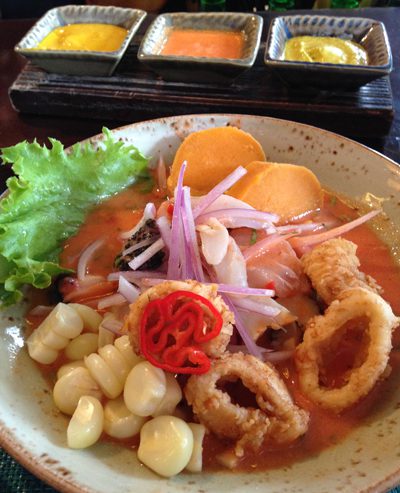 ceviche in Peru