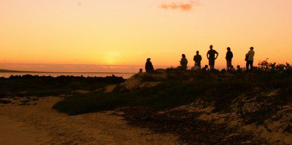 Walking home from the pub (in the Galapagos Islands)