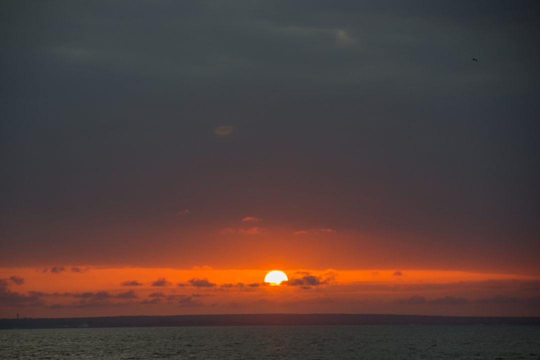 Galapagos Islands sunrise 