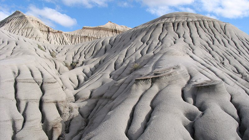 The rippled rocks of Dinosaur Provincial Park. Image Rodger Levesque, Flickr