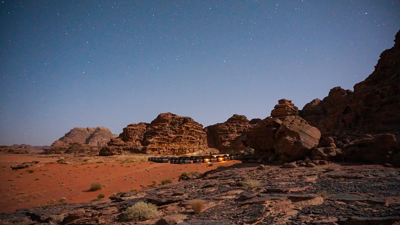 Wadi Rum desert camp