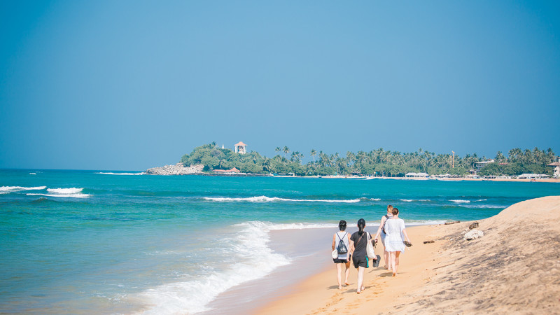 Unawatuna Beach, Sri Lanka