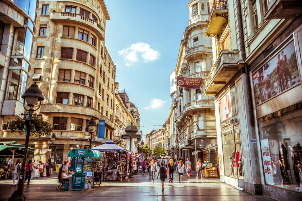 Street Belgrade Serbia