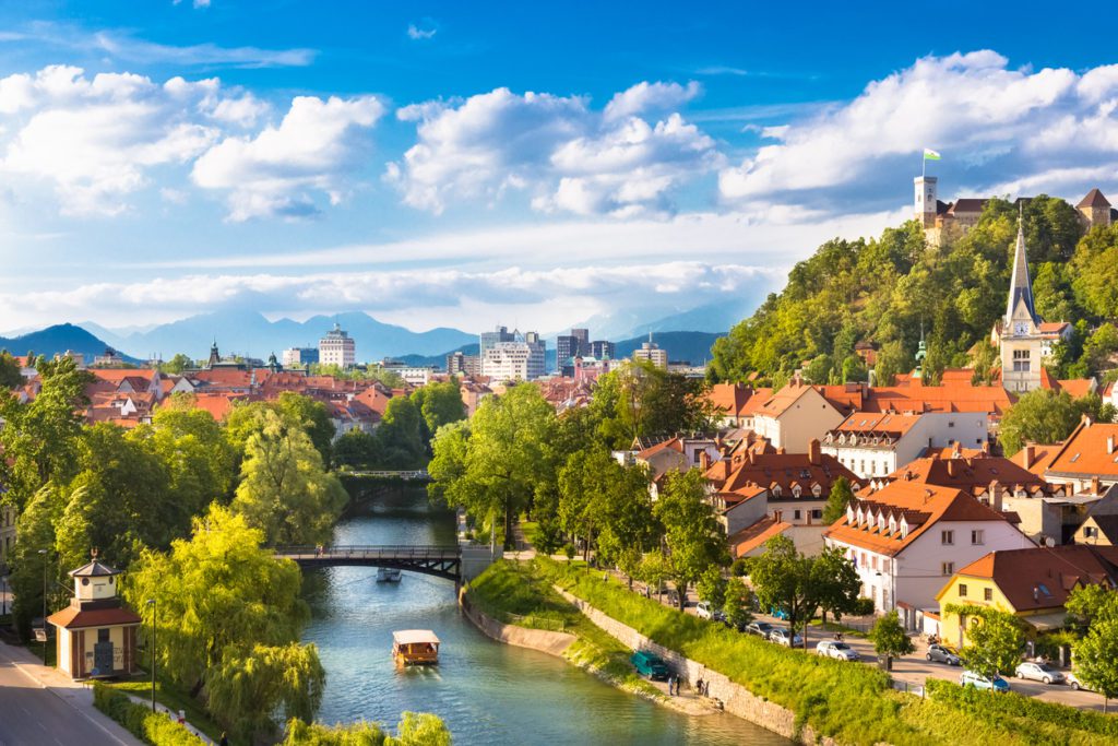 Ljubljana Slovenia cityscape
