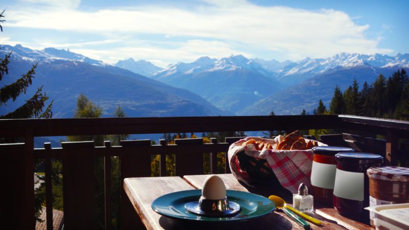 Breakfast in Switzerland, Valais