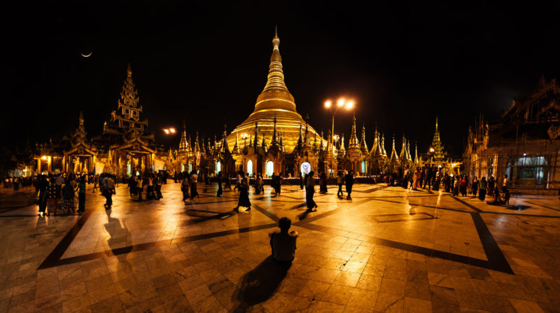 Shwedagon pagoda Myanmar