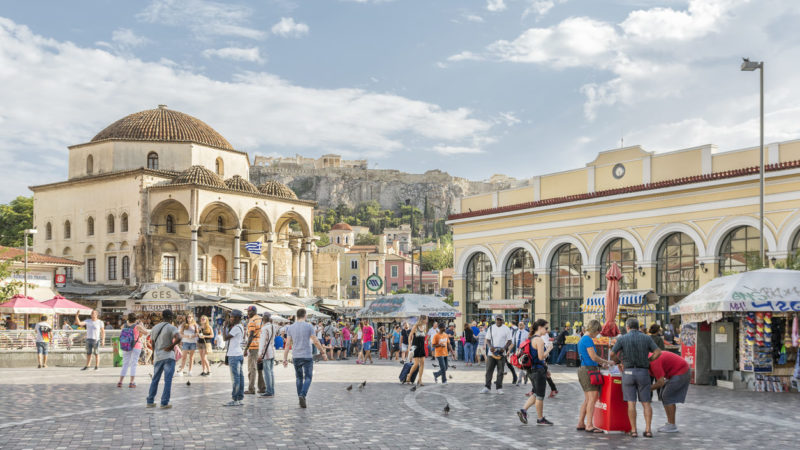 Monastiraki Square, Athens, Greece