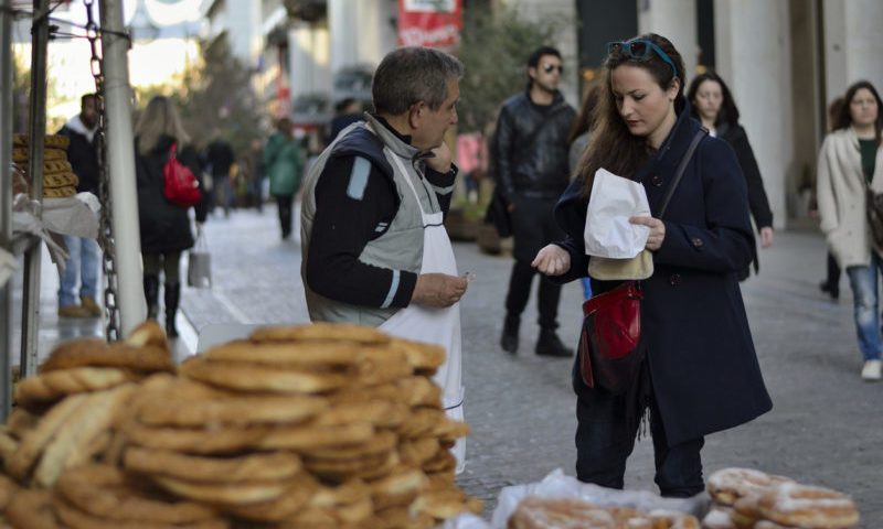 Street food Athens Greece