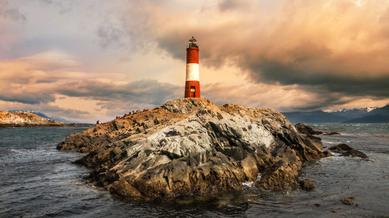 Les Eclaireurs Lighthouse Argentina Ushuaia