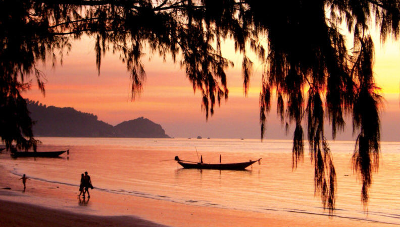 Ko Tao beach sunset Thailand