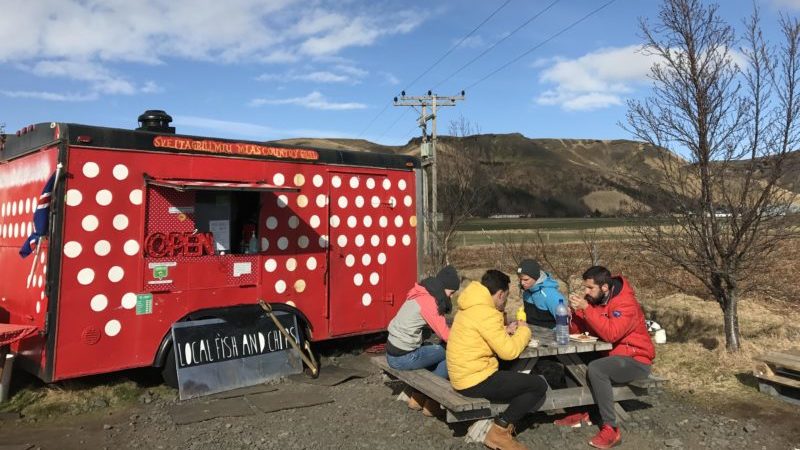 Icelandic fish chips truck