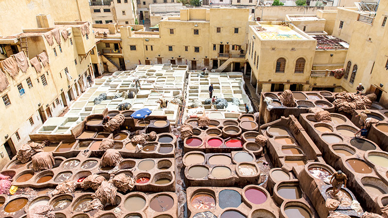 Morocco Imperial cities_Tanneries