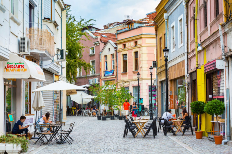 Plovdiv Bulgaria street