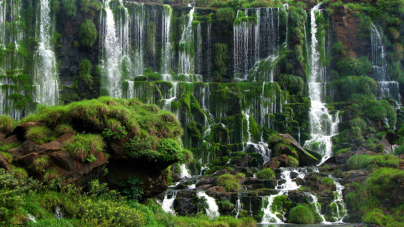 Waterfall Iguazu Argentina Brazil