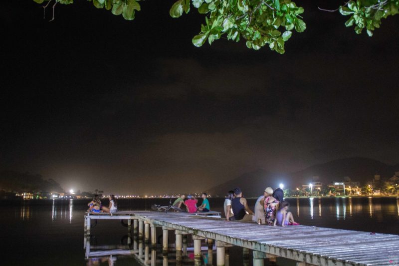 Dock at Lagoa de Conceicao