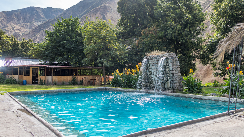 Colca Canyon pool Peru