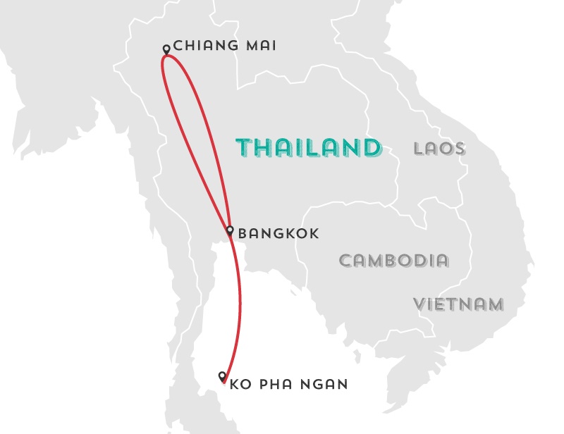 travel itinerary thailand 1 week