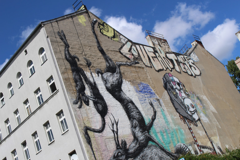 Berlin street art graffiti
