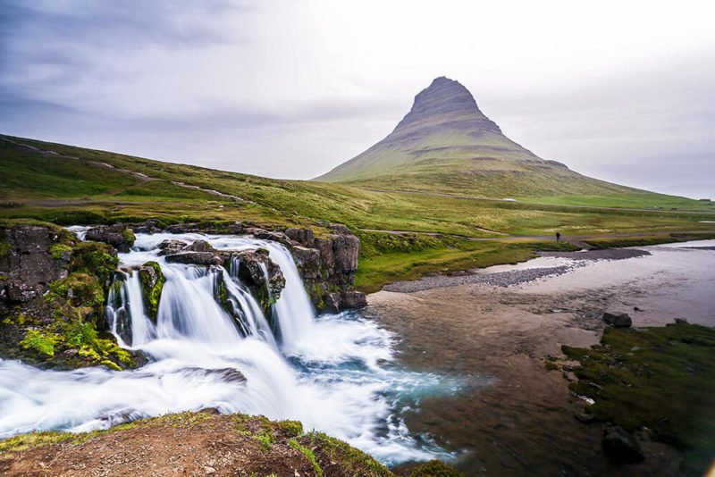 Waterfalls Iceland Kirkjufellsfoss