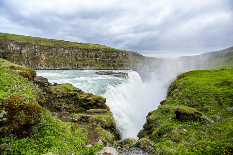 Iceland waterfalls Gullfoss