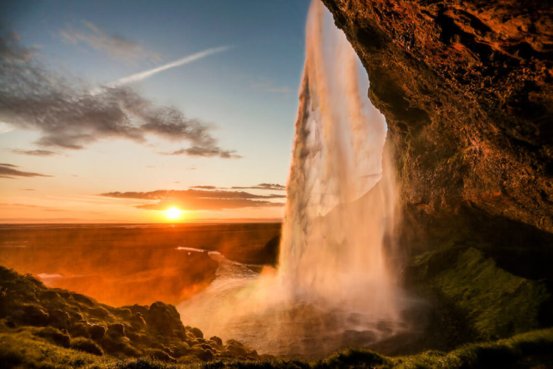 Iceland waterfalls Seljalandsfoss