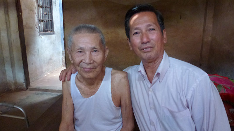 Author’s father with his uncle