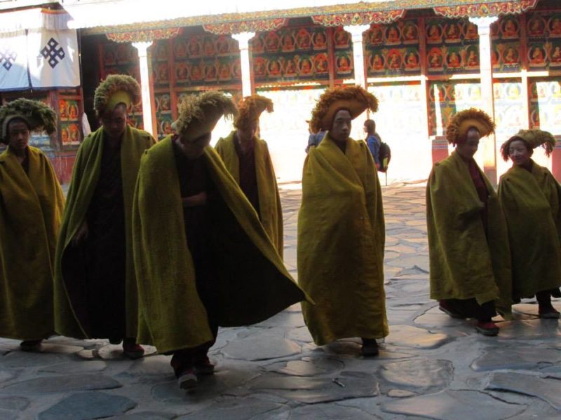 Monks in Tibet