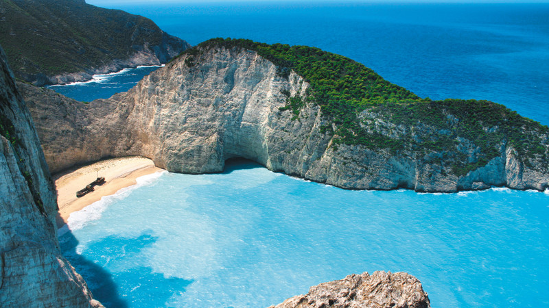 Best beaches in Greece Navagio Beach