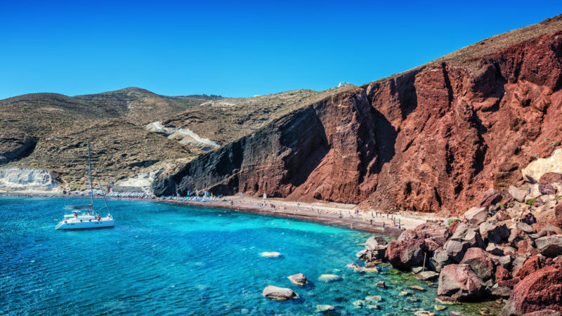 Best beaches in Greece Red Beach Santorini