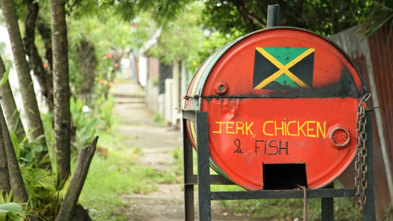 Jerk stand Jamaica