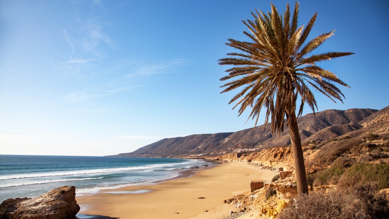 Taghazout Morocco beach