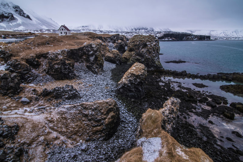 Arnarstapi Iceland winter