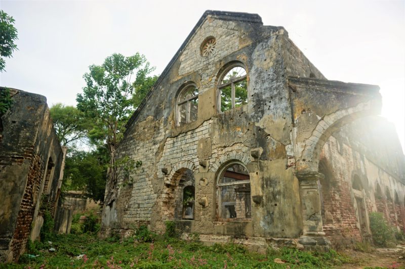 Ruins Jaffna Northern Sri Lanka