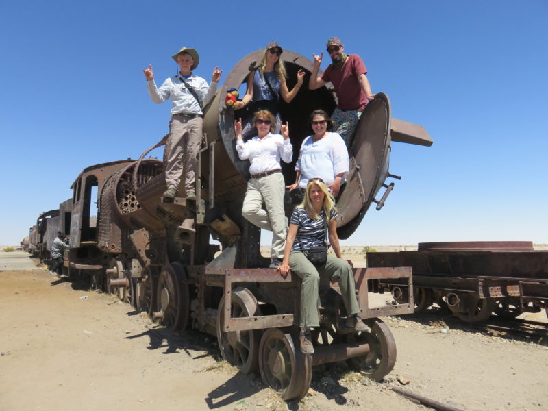 Bolivia tour train graveyard