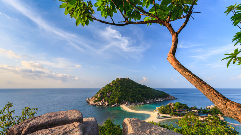 Beautiful view of islands in Thailand