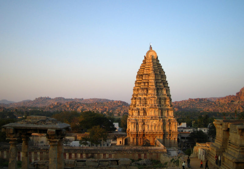 Solo travel India Hampi temple